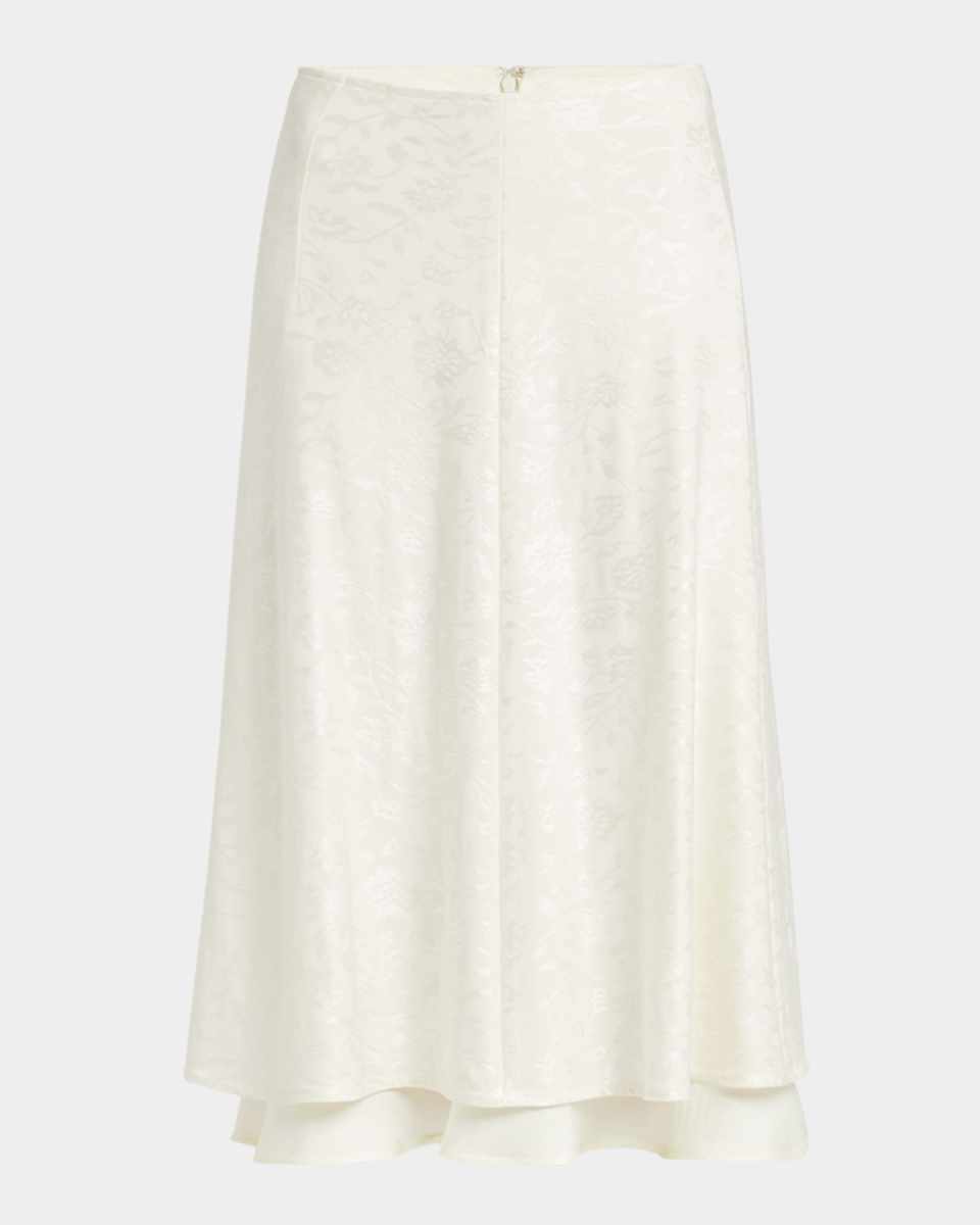 Double-Layered Silk Skirt